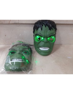 PVC'DE IŞIKLI HULK MASKE