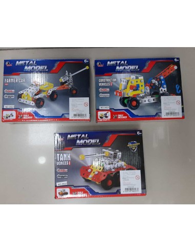 KUT.ARAÇLI METAL LEGO 3 MODEL