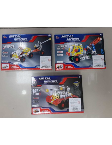 KUT.ARAÇLI METAL LEGO 3 MODEL