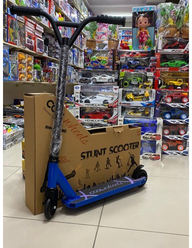 METAL 2 TEKER MAVİ STUNT SCOOTER 12+