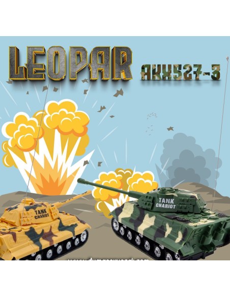KUT.U/K PİLLİ 4  FONKSİYON LEOPAR TANK