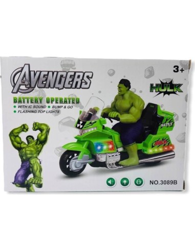 KUT.PİLLİ HULK MOTOR SESLİ IŞIKLI...