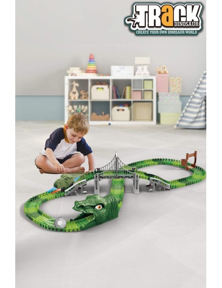 KUT.PİLLİ RAYLI 192 PCS DİNAZOR TRACKS