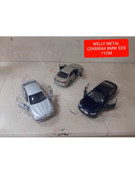 WELLY METAL ÇEKBIRAK BMW 535İ  11CM KAPILARI AÇILIR