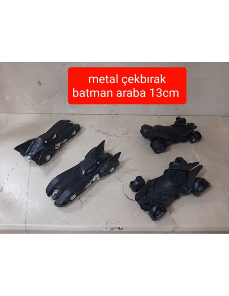 METAL ÇEKBIRAK BATMAN ARABA 2 MODEL 13CM