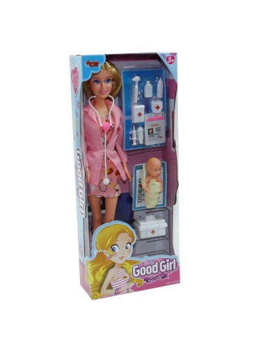 KUT.Aksesuarlı Doktor Bebek 29CM