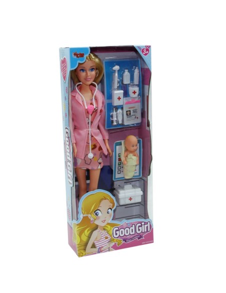 KUT.Aksesuarlı Doktor Bebek 29CM