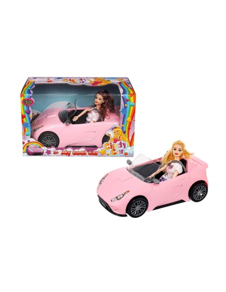 KUT.EKLEM BEBEKLİ CINDY ARABA 30CM