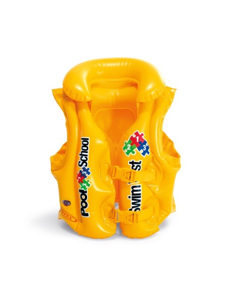 Intex Yakalı Sarı Yelek 50x47 cm (3-6 Yaş)
