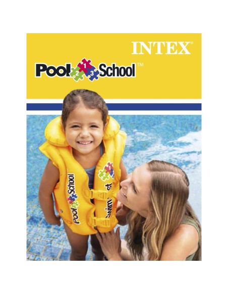 Intex Yakalı Sarı Yelek 50x47 cm (3-6 Yaş)