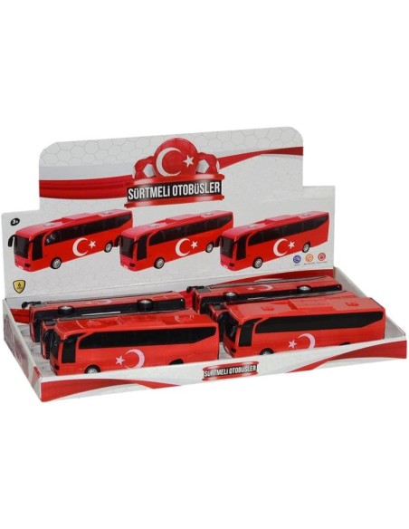 STANDLI SÜRT.TÜRK BAYRAKLI OTOBÜS 23CM