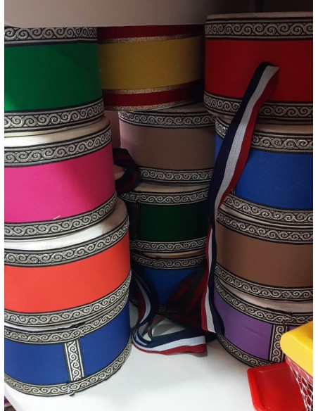 DERİ DAVUL SABİT KEMERLİ 18CM*10CM