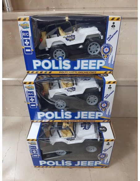 KUT.U/K PİLLİ İLERİ-GERİ POLİS JEEP 16CM