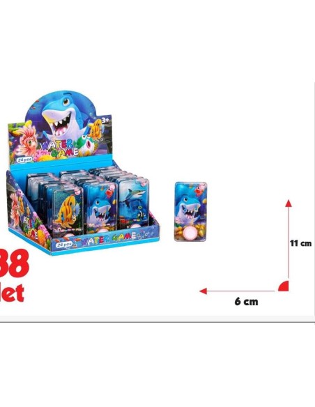 STANDLI  SU OYUNU TEK TUŞLU BALIK RESİMLİ 11cm*6cm
