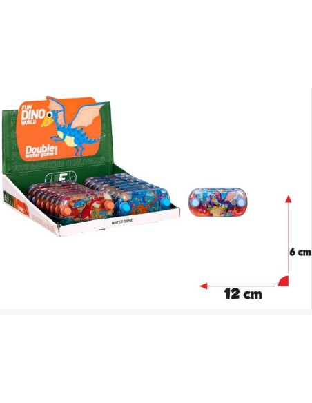 STANDLI SU OYUNU ÇİFT TUŞLU DİNAZOR RESİMLİ  12CM*6CM