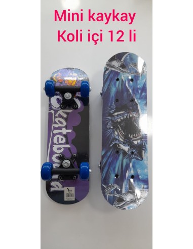 KÜÇÜK BOY RESİMLİ AHŞAP KAYKAY 43*13CM