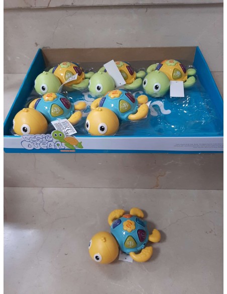 STANDLI Işıklı ve Müzikli Kaplumbağa Bebek Piyanosu