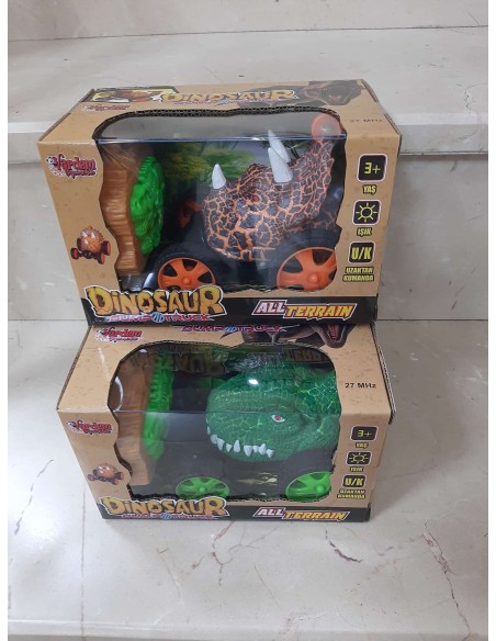 KUT.U/K PİLLİ AKROBAT Işıklı Dinozor Araba