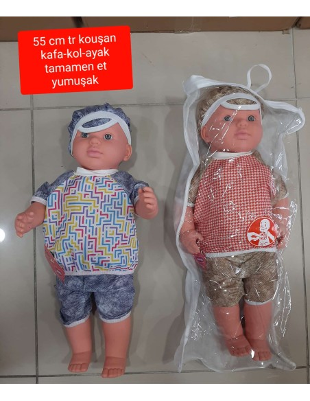 ÇANT.55 CM TR KONUŞAN ALİŞ KEL ET BEBEK