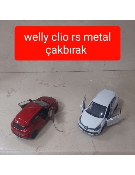 WELLY METAL ÇEKBIRAK RENAULT CLİO RS 11CM KAPILARI AÇILIR