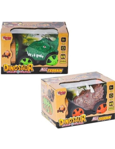 KUT.U/K PİLLİ AKROBAT Işıklı Dinozor Araba