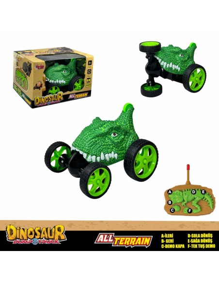 KUT.U/K PİLLİ AKROBAT Işıklı Dinozor Araba