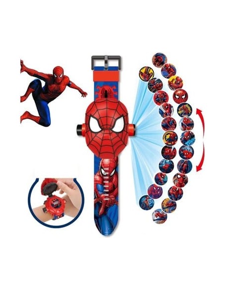 KART.SPİDERMAN SAAT DİJİTAL PROJEKTÖRLÜ RESİM YANSIMALI