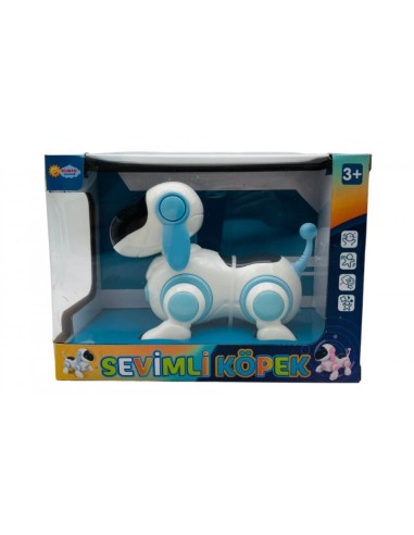 KUT.PİLLİ SESLİ IŞIKLI SEVİMLİ KÖPEK...