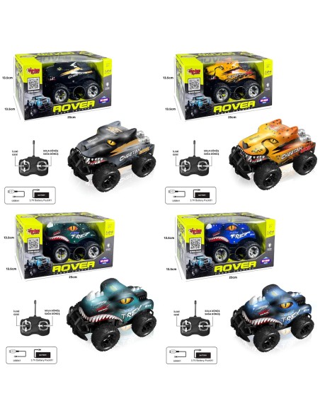 KUT.U/K Şarjlı Rover Off-Road Işıklı Araba 1:24