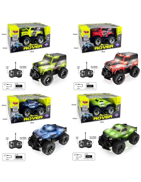 KUT.U/K Şarjlı Rover Off-Road Işıklı Araba 1:24