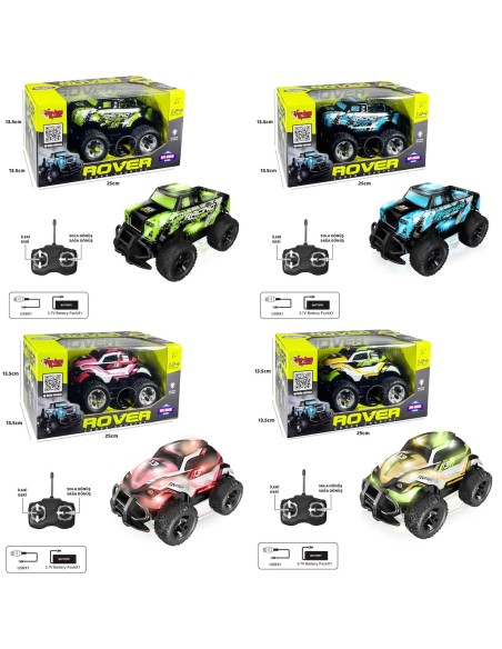 KUT.U/K Şarjlı Rover Off-Road Işıklı Araba 1:24