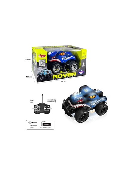 KUT.U/K Şarjlı Rover Off-Road Işıklı Araba 1:24