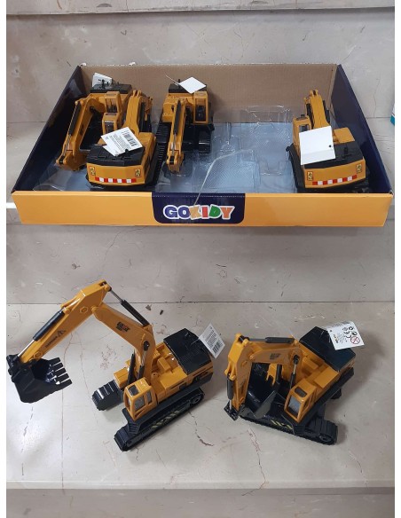 STAND'DA TEKER SÜRTMELİ EKSAVATÖR KEPÇE 27CM