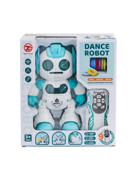 KUT.PİLLİ U/K PROGRAMLANABİLİR DİSK ATAN AKILLI ROBOT