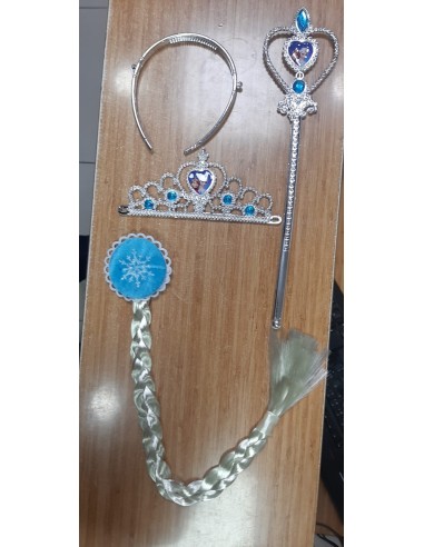 PVC'DE FROZEN SAÇLI TAÇLI ASALI SET 4...