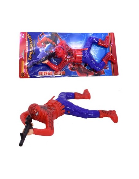 KART.VAK.PİLLİ SÜRÜNEN SPIDERMAN ÖRÜMCEK ADAM 30cm
