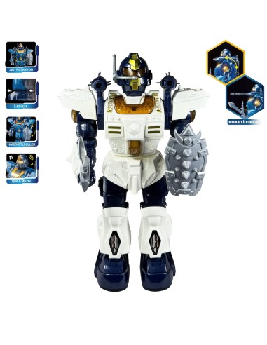 KUT.Pilli Savaşçı Robot Roket Atan...