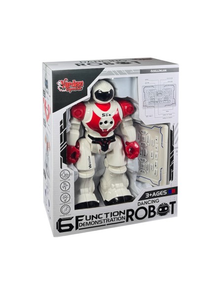 KUT.U/K Şarjlı İnteraktif  Dansçı Robot  Işıklı ,Sesli