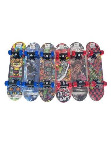 ORTA BOY RESİMLİ AHŞAP KAYKAY 60CM
