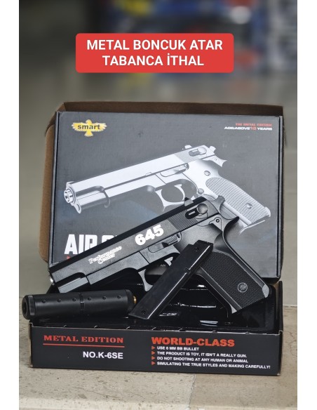 KUT. METAL TABANCA BONCUK ATAR İTHAL KALİTELİ 2 RENK