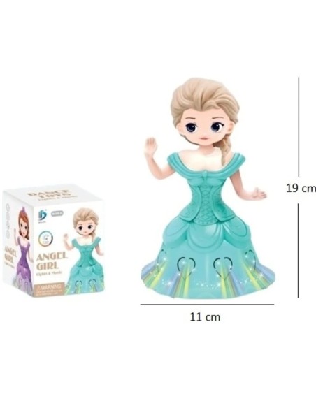 KUT.PİLLİ FROZEN BEBEK HAREKETLİ SESLİ  ÇARP-DÖN