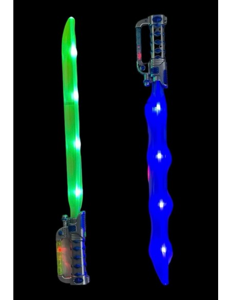 PVC'DE PİLLİ LAZERLİ IŞIKLI SESLİ KILIÇ 63CM