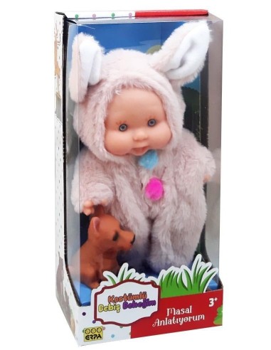 KUT.KOSTÜMLÜ MASAL ANLATAN ET BEBEK 25CM