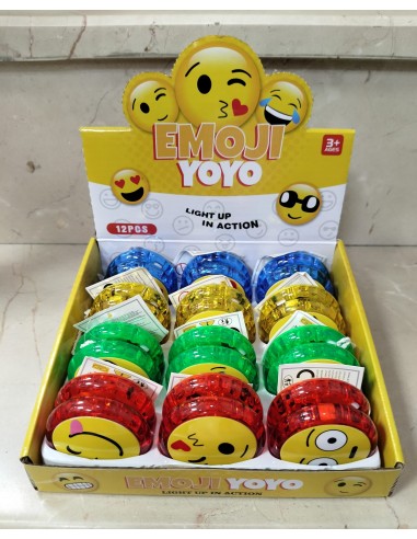 STAND'DA YOYO IŞIKLI EMOJİLİ (KUT:12'Lİ)