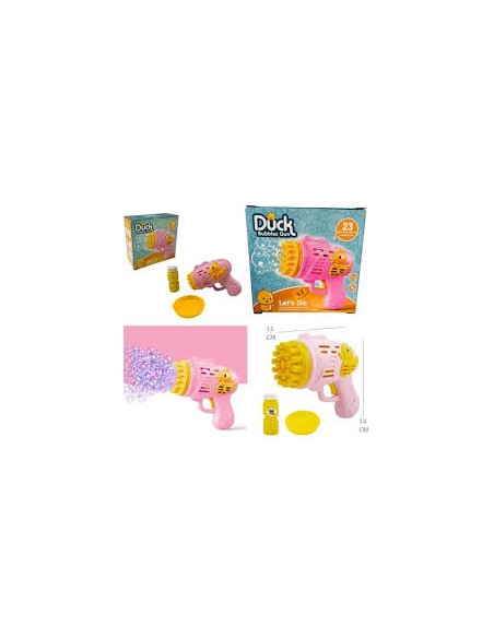 KUT.PEMBE PİLLİ DUCK KÖPÜK TABANCASI