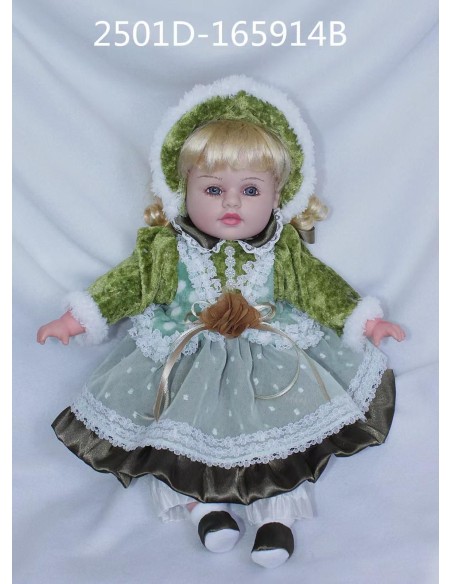 PVC'DE GERÇEK YÜZLÜ BEBEK  40CM 16İNCH