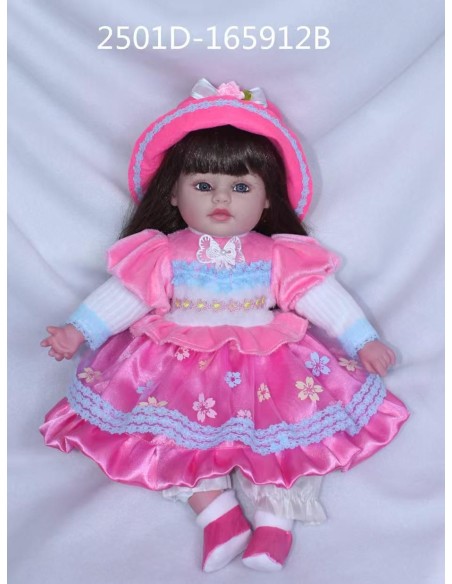 PVC'DE GERÇEK YÜZLÜ BEBEK  40CM 16İNCH