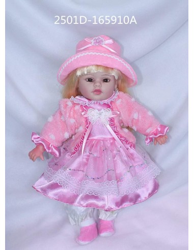PVC'DE GERÇEK YÜZLÜ BEBEK  40CM 16İNCH