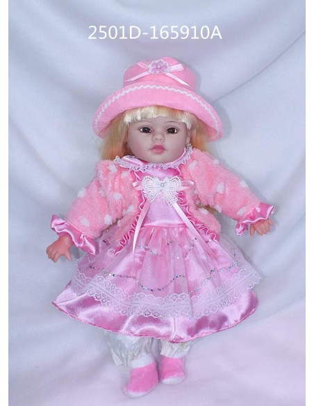 PVC'DE GERÇEK YÜZLÜ BEBEK  40CM 16İNCH