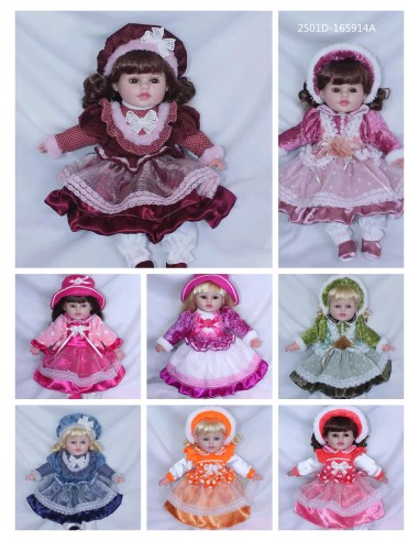 PVC'DE GERÇEK YÜZLÜ BEBEK  40CM 16İNCH